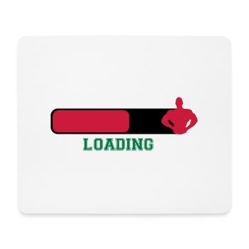 Loading - Mouse Pad (horizontal) - white - Front