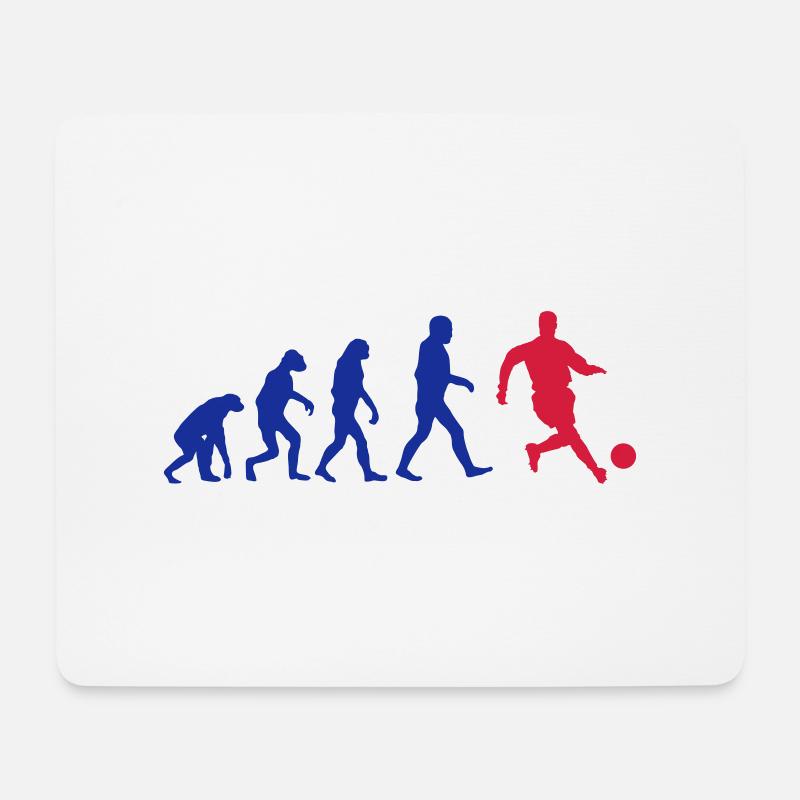 Football Evolution logo - Tapis de souris (format paysage) - blanc