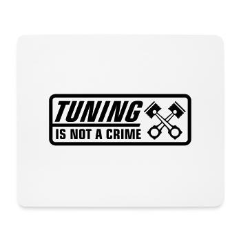 tuning_is_not_a_crime_f1 - Tapis de souris (format paysage) - blanc - Devant