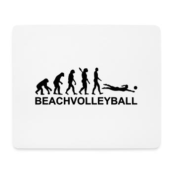 Evolution Beachvolleyball - Mousepad (Querformat) - Weiß - Vorne