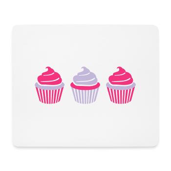 Cupcake - Mousepad (Querformat) - Weiß - Vorne