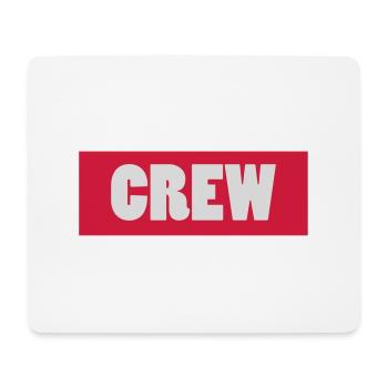 crew - Mousepad (Querformat) - Weiß - Vorne