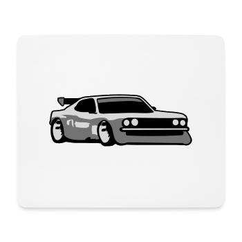 Voiture de course tuning voiture - Tapis de souris (format paysage) - blanc - Devant