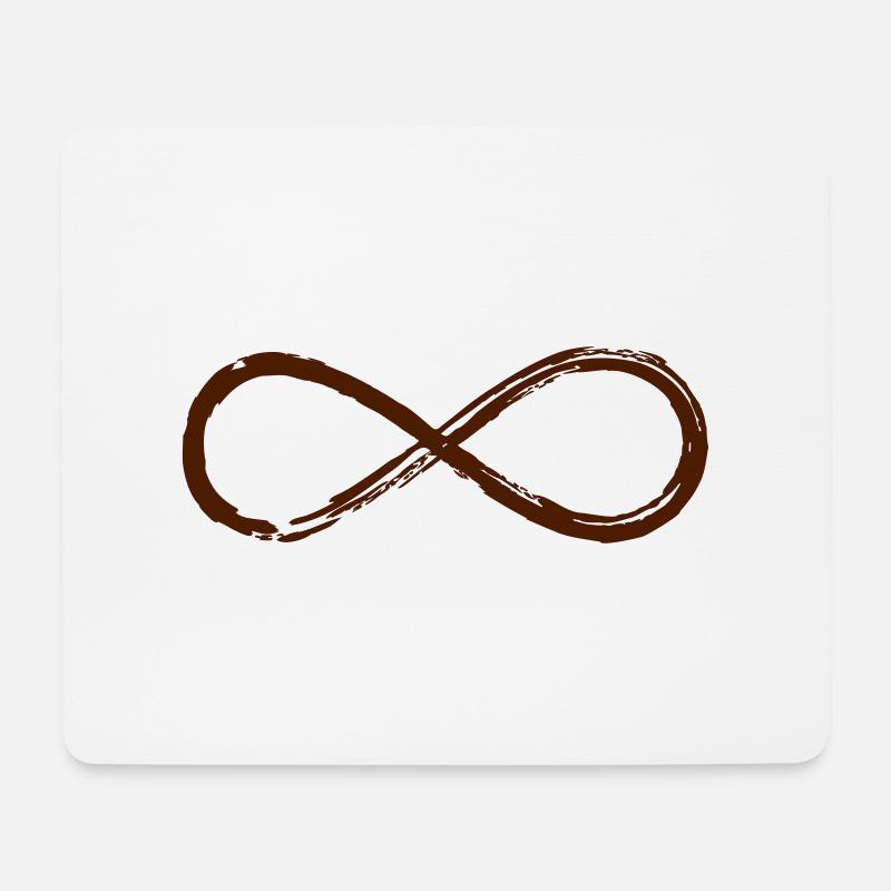 Lemniskate, Symbol Unendlichkeit, Mathematik, Acht - Mousepad (Querformat) - Weiß