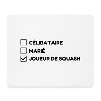 Squash Sport Game Match Champion Victory - Mouse Pad (horizontal) - white - Front