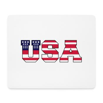 usa_design_3 - Tapis de souris (format paysage) - blanc - Devant