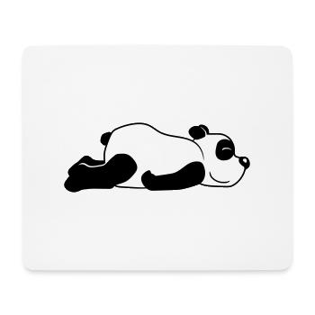 Panda Baer Suess - Mousepad (Querformat) - Weiß - Vorne