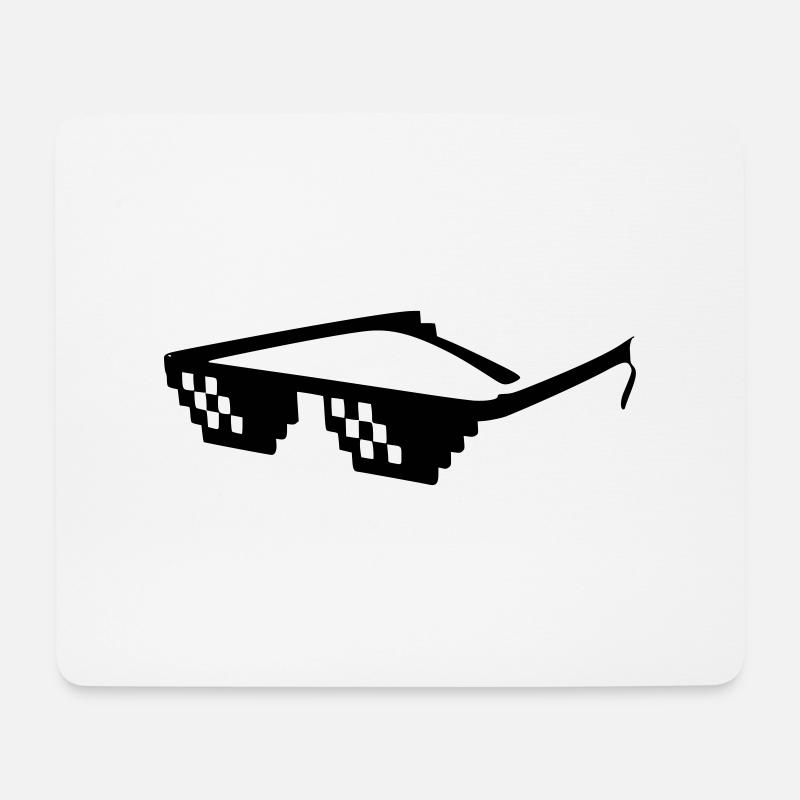 Sunglasses - Mousepad (Querformat) - Weiß