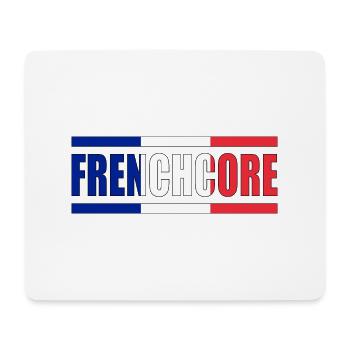 Frenchcore - Mouse Pad (horizontal) - white - Front