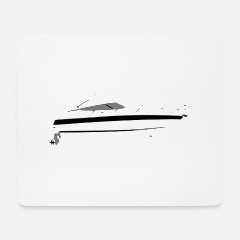 Boot Bavaria 33 Sport - Mousepad (Querformat) - Weiß