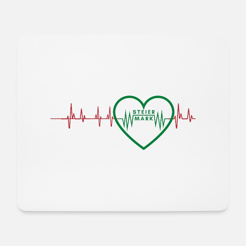Steiermark Frequenz - Mousepad (Querformat) - Weiß