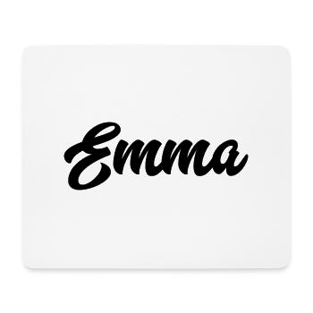 Emma benutzerdefinierte Text Geburtstag Name - Mousepad (Querformat) - Weiß - Vorne
