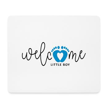 Baby boy is born. birth cards. - Mouse Pad (horizontal) - white - Front