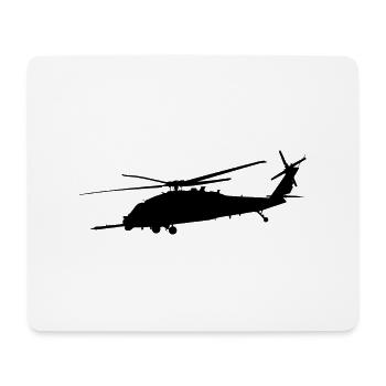 HH-60G UH-60G Black Hawk Militär Hubschrauber - Mousepad (Querformat) - Weiß - Vorne
