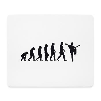 Évolution du Kung Fu - Tapis de souris (format paysage) - blanc - Devant