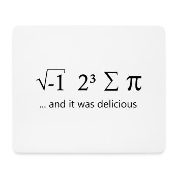I ate some pie - Mousepad (Querformat) - Weiß - Vorne