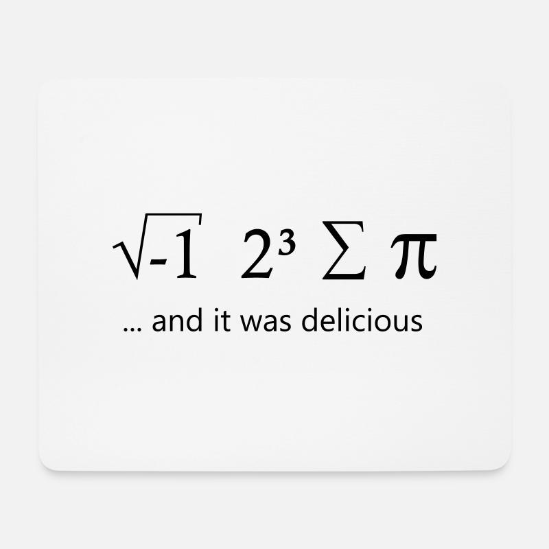 I ate some pie - Mousepad (Querformat) - Weiß