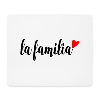 la familia - Mouse Pad (horizontal) - white - Front
