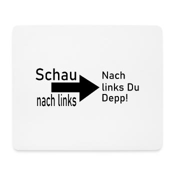 Fun Spaß Lustige - Mousepad (Querformat) - Weiß - Vorne