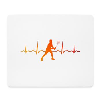 Women's Badminton Badminton Player Men's Badminton - Mouse Pad (horizontal) - white - Front