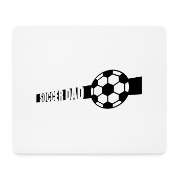 Bester Soccer Dad Logo - Mousepad (Querformat) - Weiß - Vorne