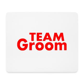 Team groom - Tapis de souris (format paysage) - blanc - Devant