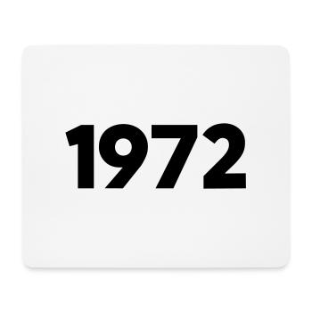 1972 Année de naissance - Tapis de souris (format paysage) - blanc - Devant