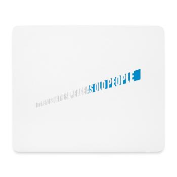 being old people age - Mouse Pad (horizontal) - white - Front