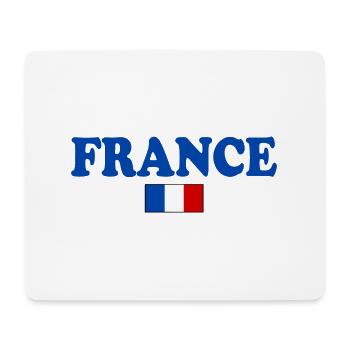 FRANCE FRENCH FLAG - Mouse Pad (horizontal) - white - Front