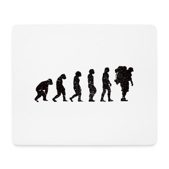 Bergsteigen Wandern Berg Klettern Bouldern Berge - Mousepad (Querformat) - Weiß - Vorne