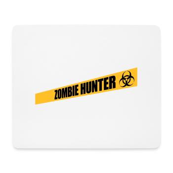 zombie hunter Halloween quote - Mouse Pad (horizontal) - white - Front