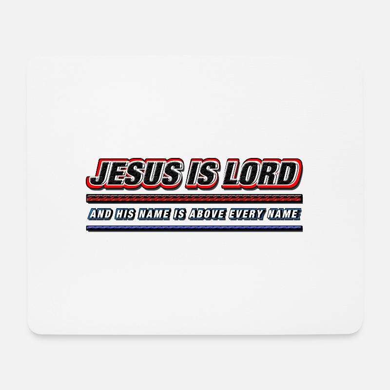 Jesus is Lord - Mouse Pad (horizontal) - white