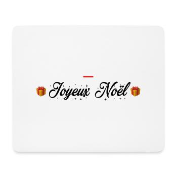 Joyeux Noël - Tapis de souris (format paysage) - blanc - Devant