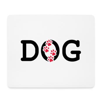 Dog - Mousepad (Querformat) - Weiß - Vorne