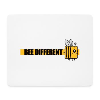 bee citation différente - Tapis de souris (format paysage) - blanc - Devant