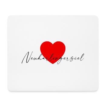 i Love Neuharlingersiel - Mousepad (Querformat) - Weiß - Vorne