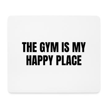 Gymnase - Tapis de souris (format paysage) - blanc - Devant
