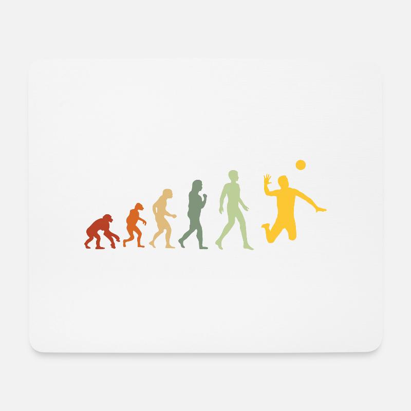Evolution Volleyball Volleyball Volleyball - Mousepad (Querformat) - Weiß