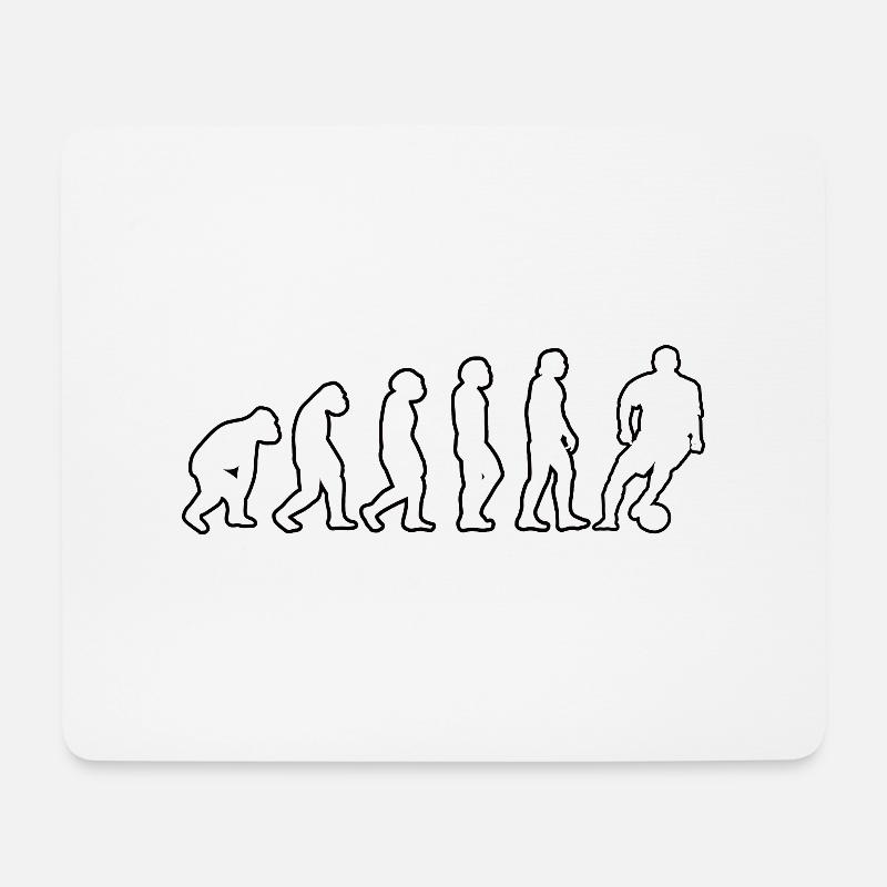Fußballspieler Fußballdesign Fußballmannschaft - Mousepad (Querformat) - Weiß