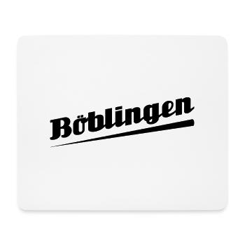 Böblingen - Textdesign mit Stadtnamen - Mousepad (Querformat) - Weiß - Vorne