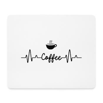 Coffee - Mousepad (Querformat) - Weiß - Vorne