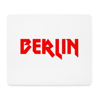 Modisches Heimat BERLIN Metal-Design - Mousepad (Querformat) - Weiß - Vorne