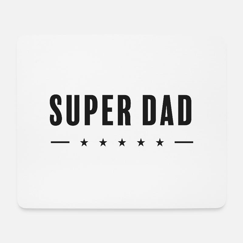 Super dad - Mouse Pad (horizontal) - white