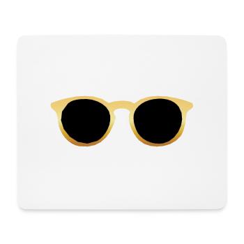 lunette de soleil or 25092 B - Tapis de souris (format paysage) - blanc - Devant