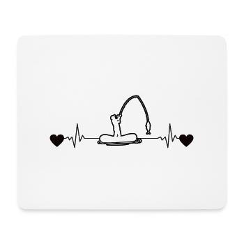Fishing Fishing Fishing Fishing Hooks Fishing - Mouse Pad (horizontal) - white - Front