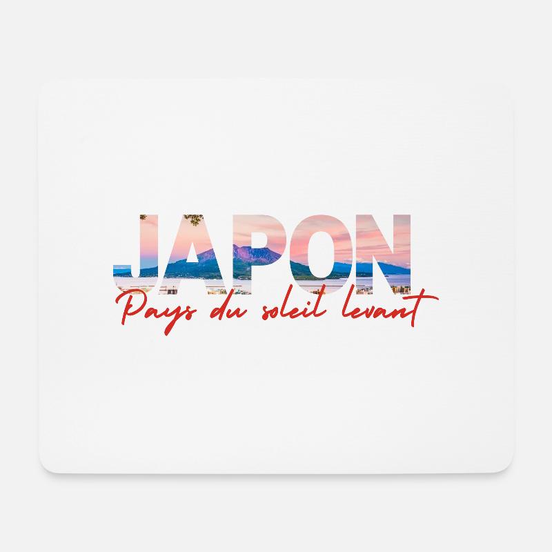 Japanese - Mouse Pad (horizontal) - white