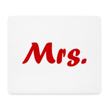 Mrs - Mouse Pad (horizontal) - white - Front