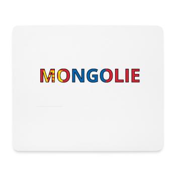 Drapeau Mongolie - Tapis de souris (format paysage) - blanc - Devant