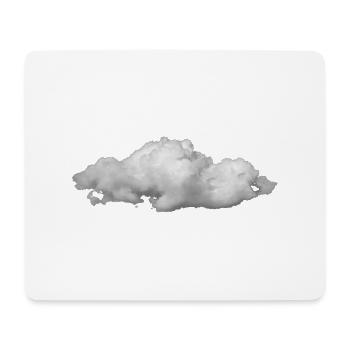 Nuage moelleux - Tapis de souris (format paysage) - blanc - Devant