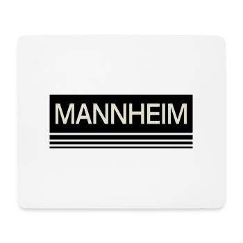Mannheim Monnem Mannheimat - Mousepad (Querformat) - Weiß - Vorne